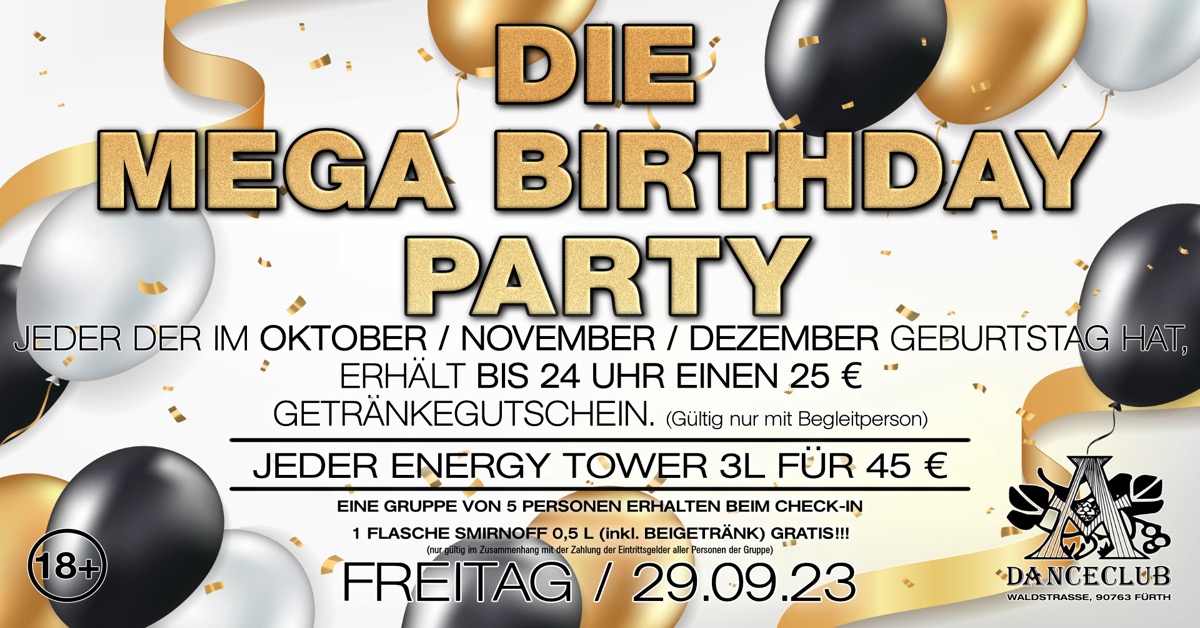 Mega Birthday Party-BILD