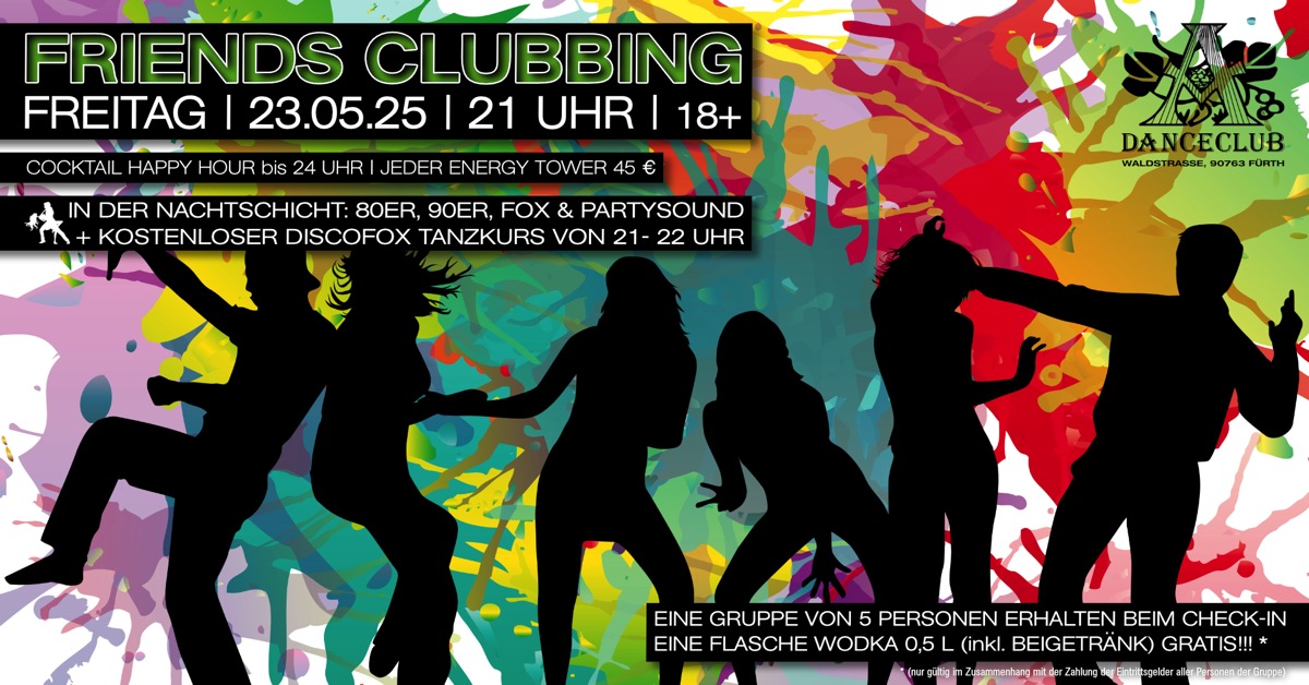 Friends Clubbing
