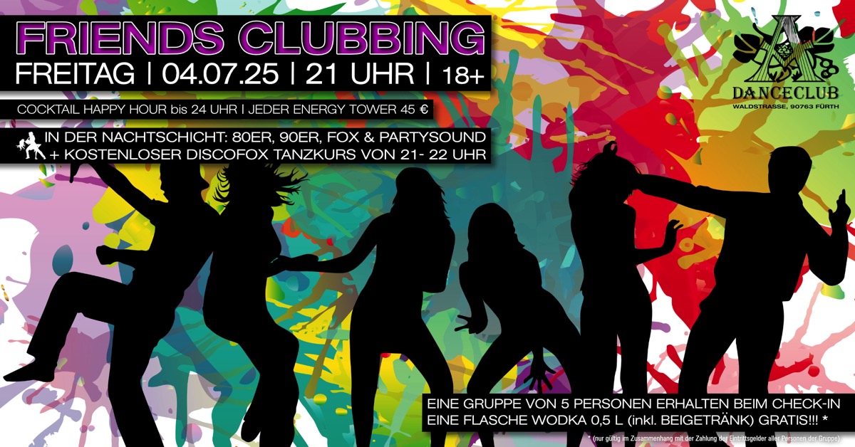 Friends Clubbing